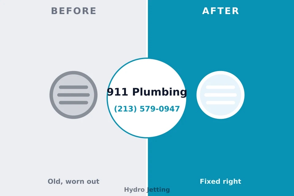 Before and after: plumbing repair Kirksville, MO